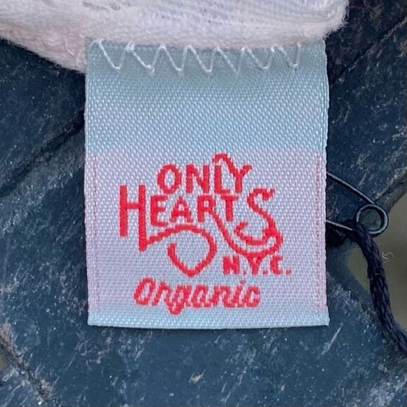 NWT New Only Hearts Organic Cotton Pink Lace High Waist Brief Underwear Small - Picture 5 of 7